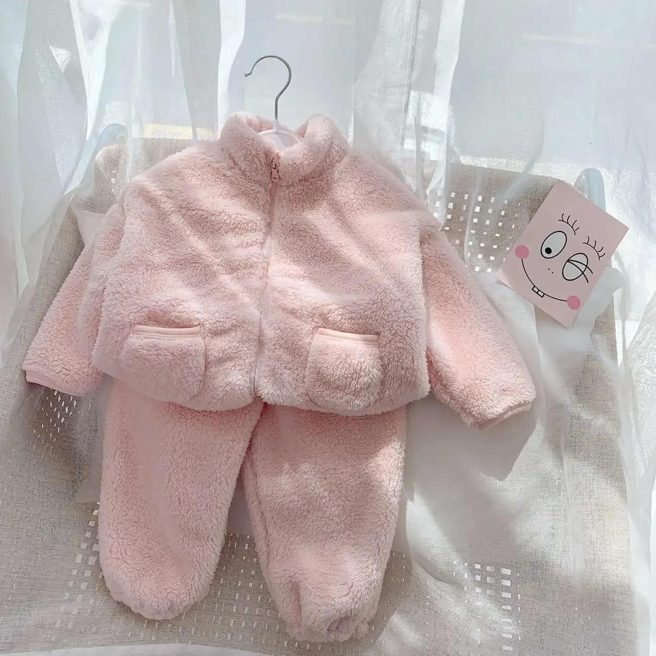 Kids Winter Homewear Flannel Pajamas Set