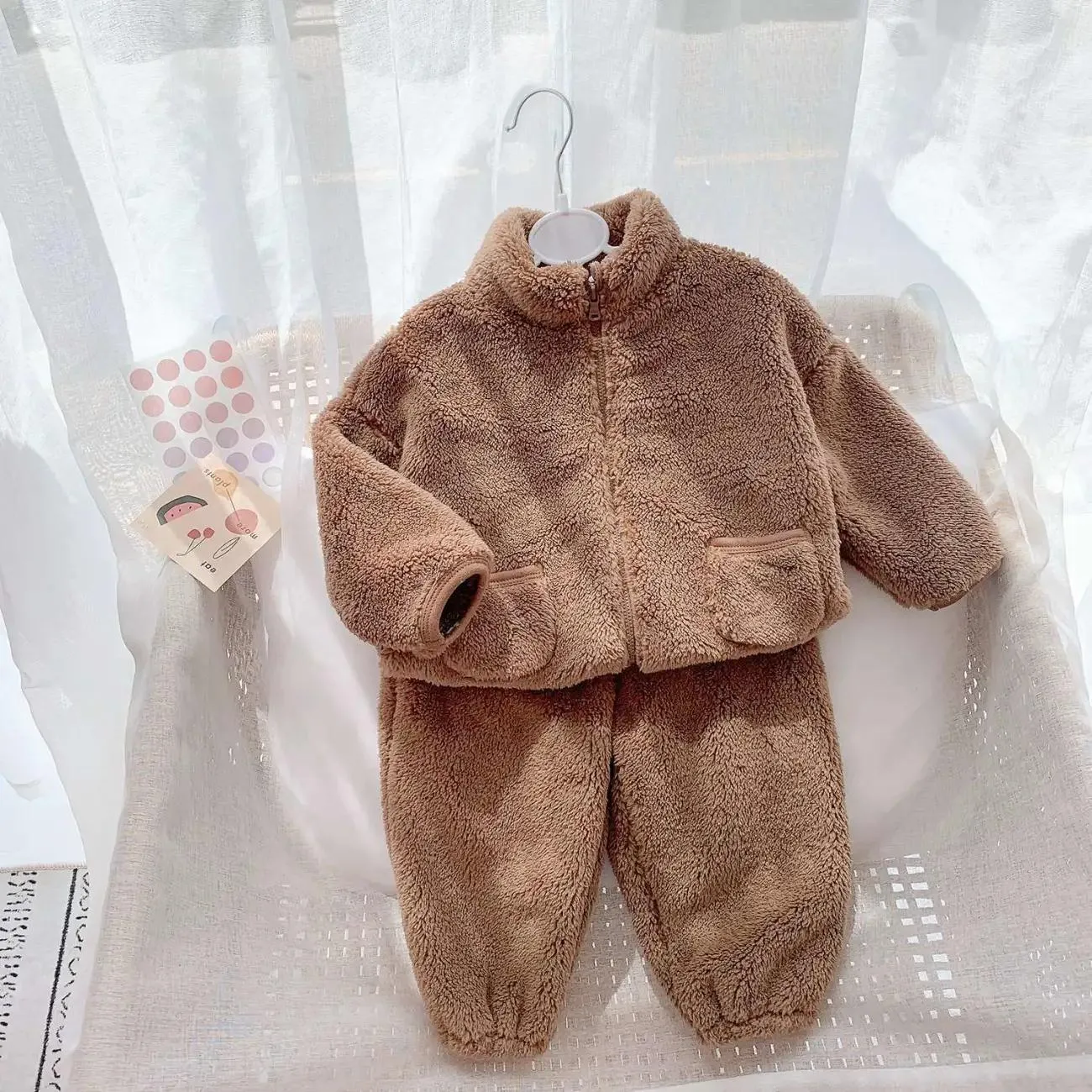 Kids Winter Homewear Flannel Pajamas Set