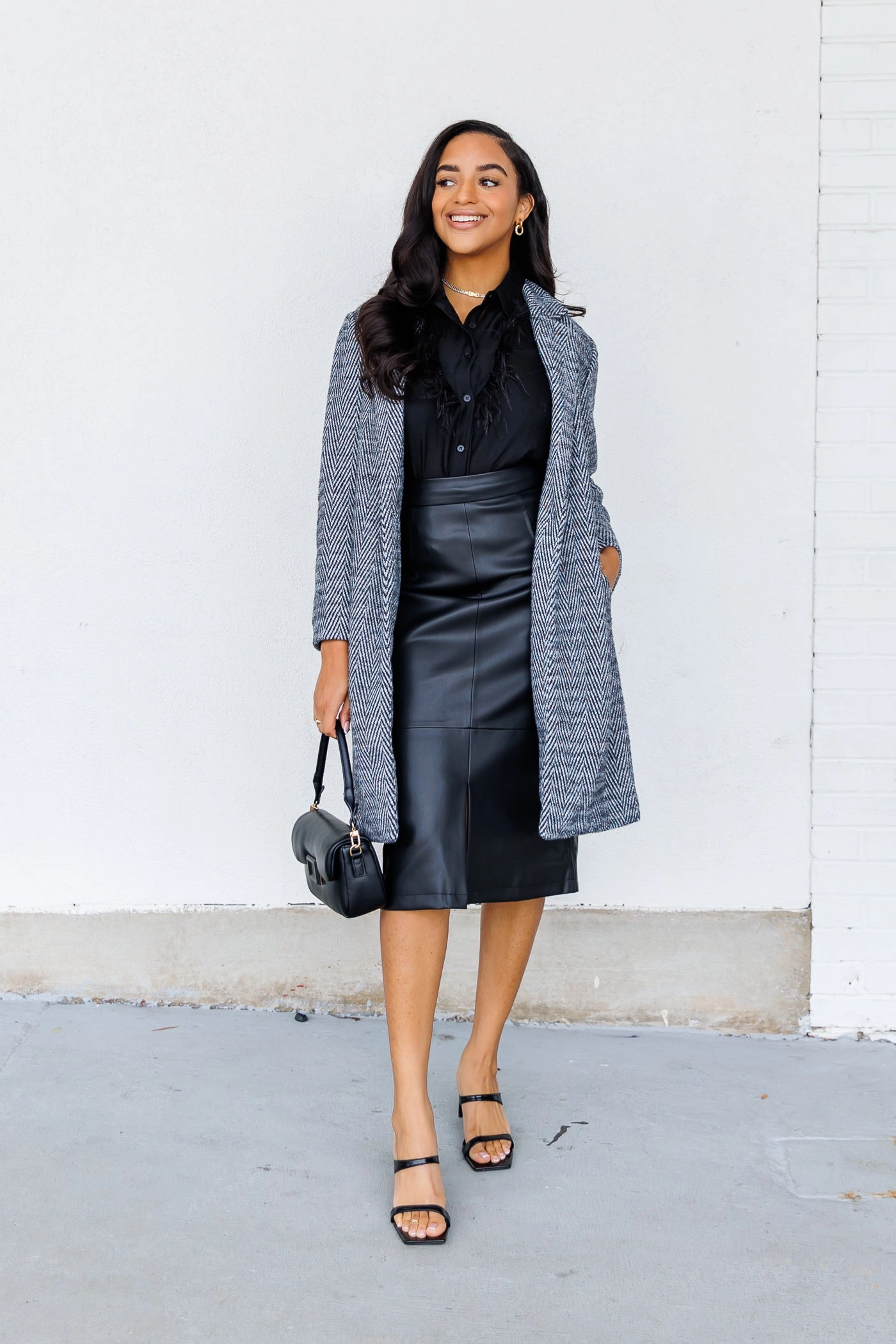 Matte Finish Outfit Lineup KIMBERLY MIDI SKIRT