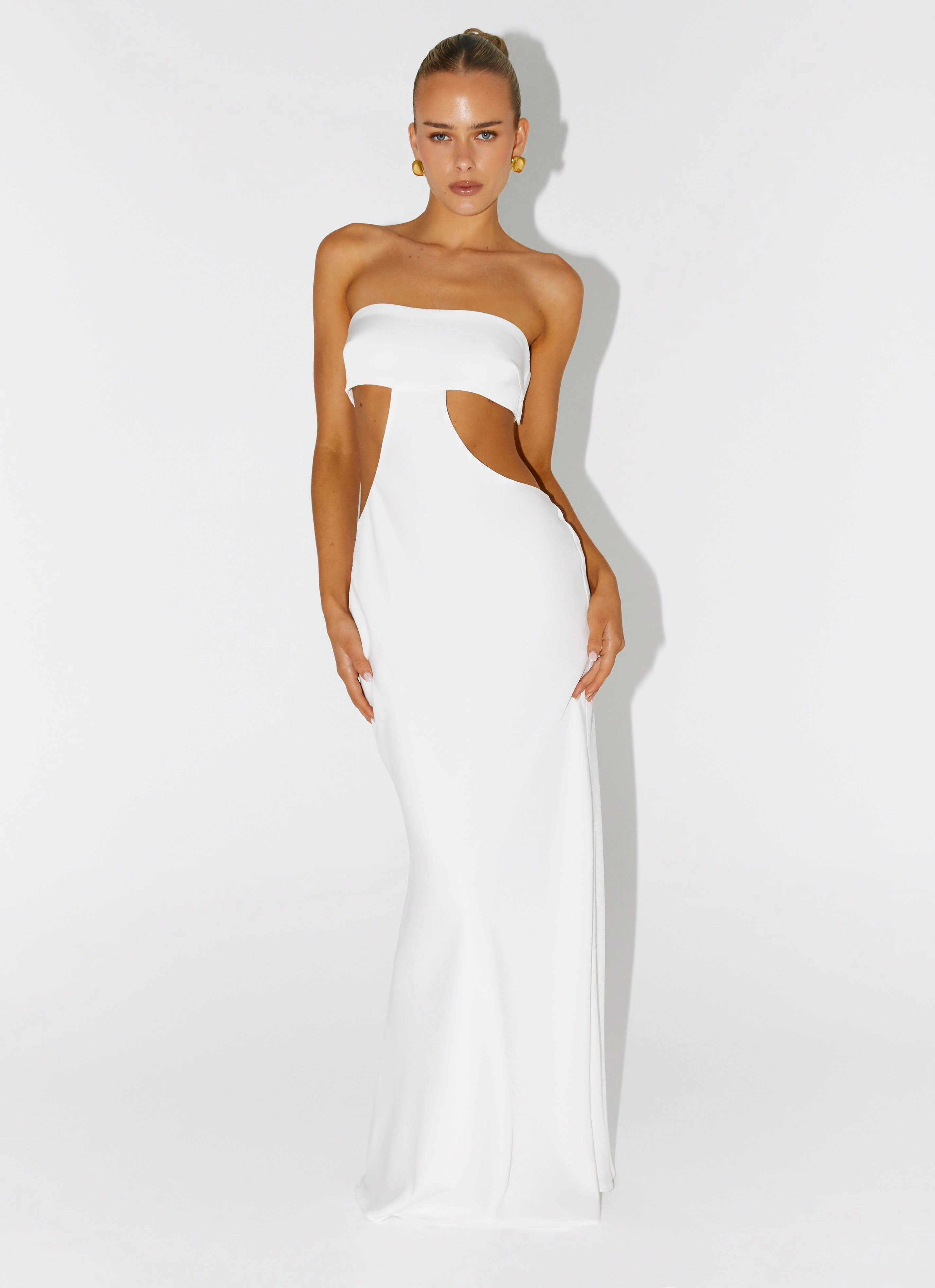 Kiss Me Cut Out Maxi - Ivory Tassel-Detail Summer Friendly