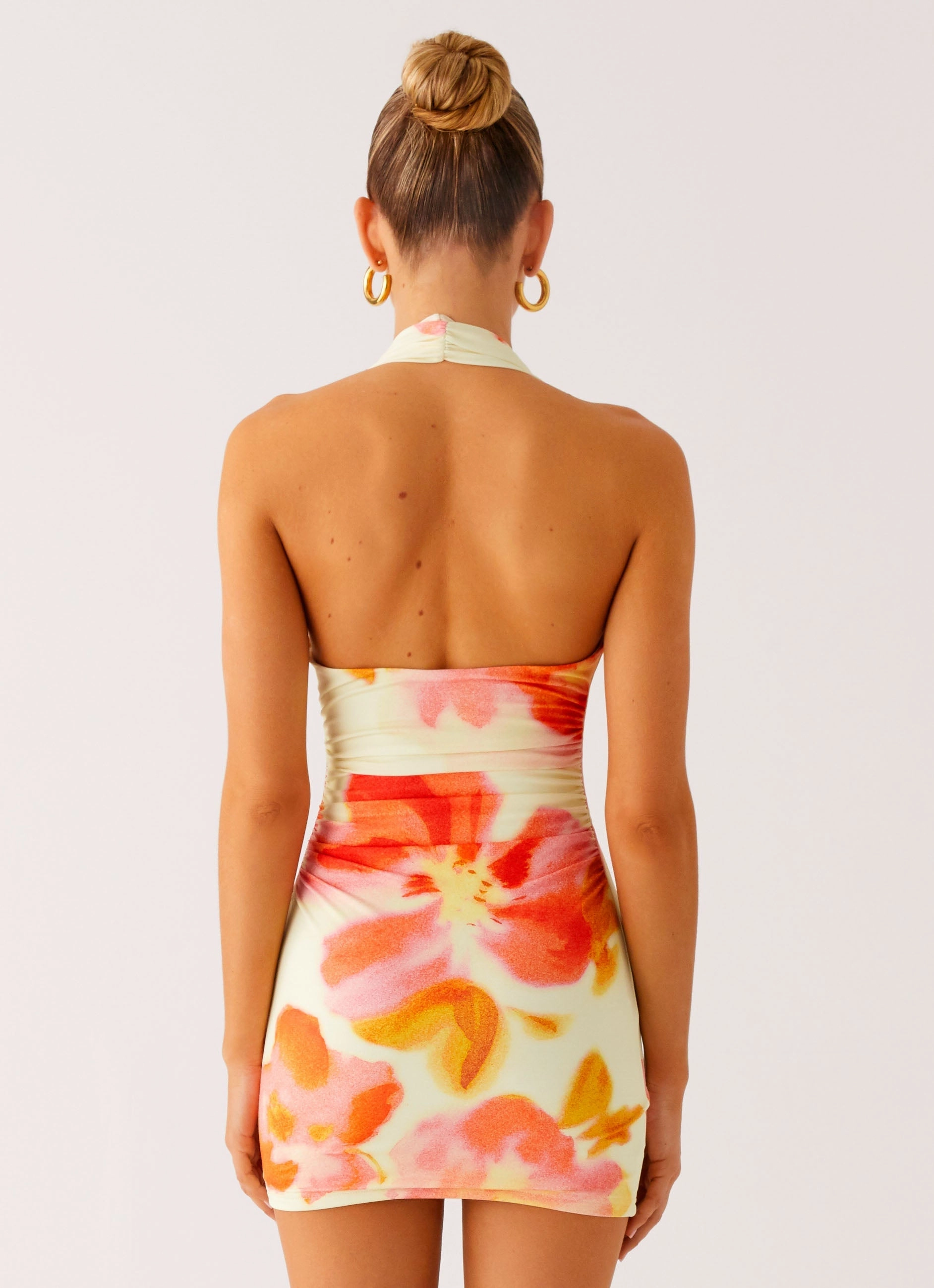 Structured Fit Know You Better Mini Dress - Mimosa Blossom