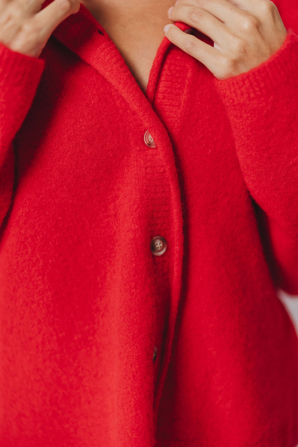 Kyla Cardigan Sweater in Poppy Long Sleeve Shirt