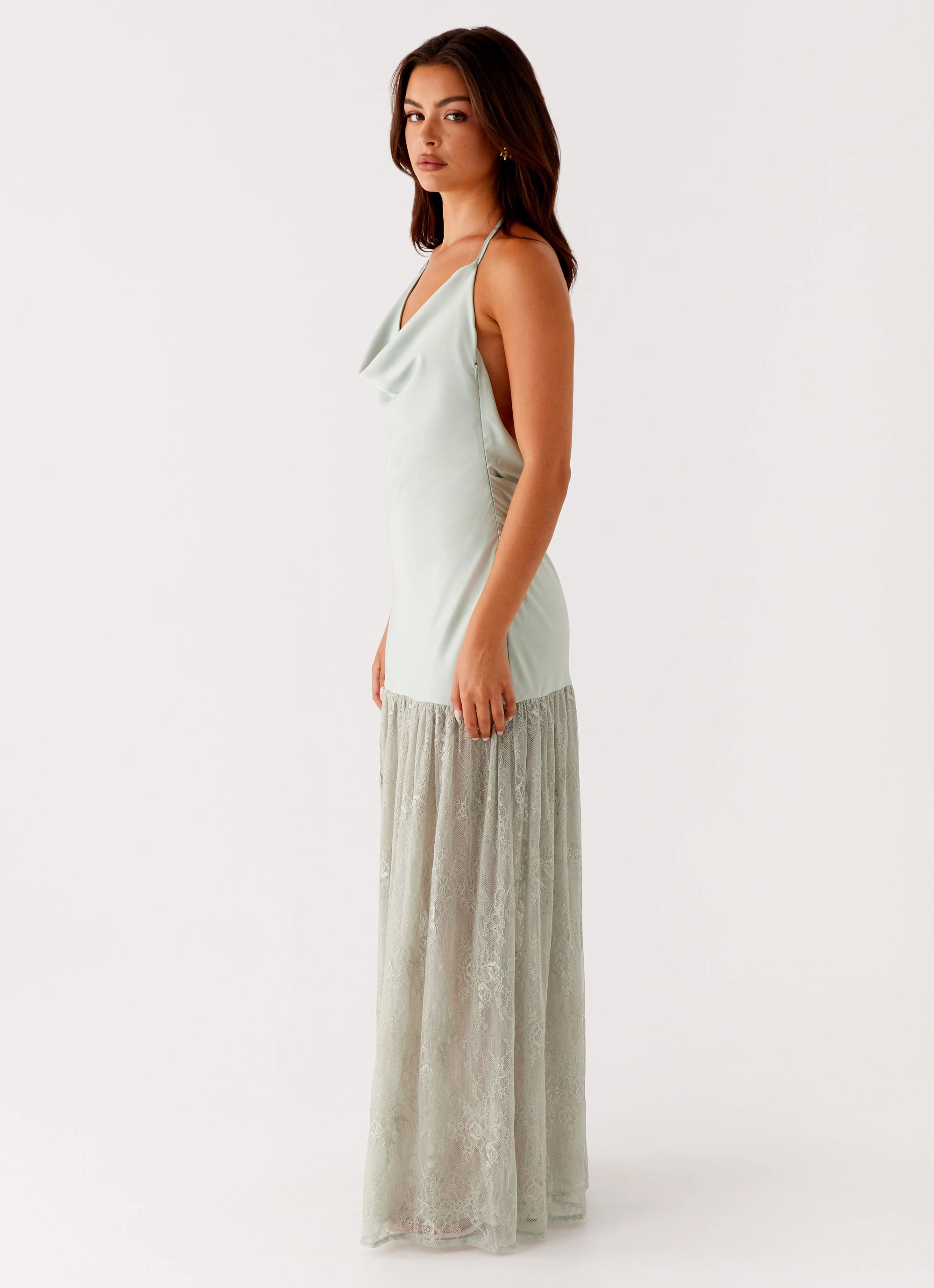 Kylie Maxi Dress - Sage Office Smart