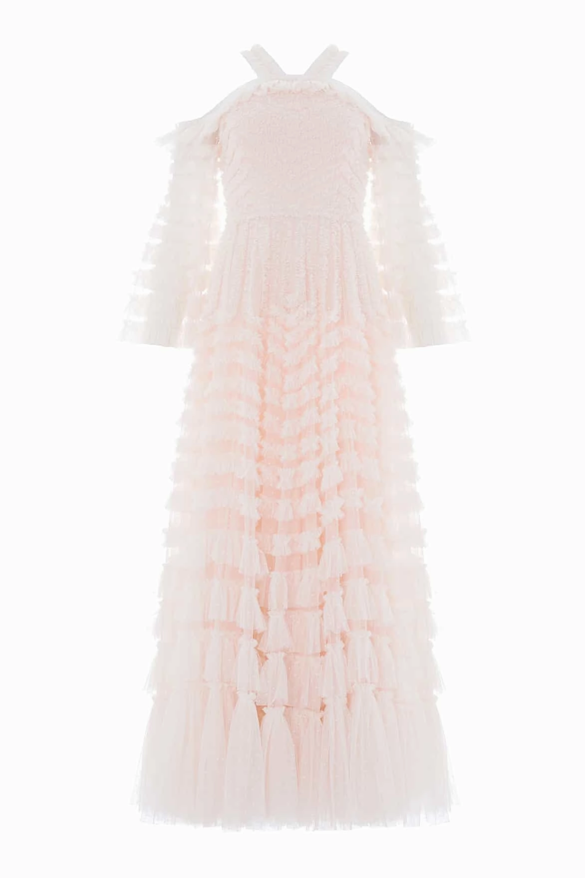Dreamy Drape Casual Feel La Vie En Rose Off-Shoulder Gown