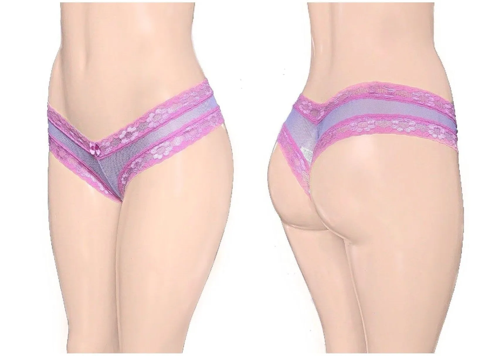 Lace Cheeky Bikinis & Wide Waistband