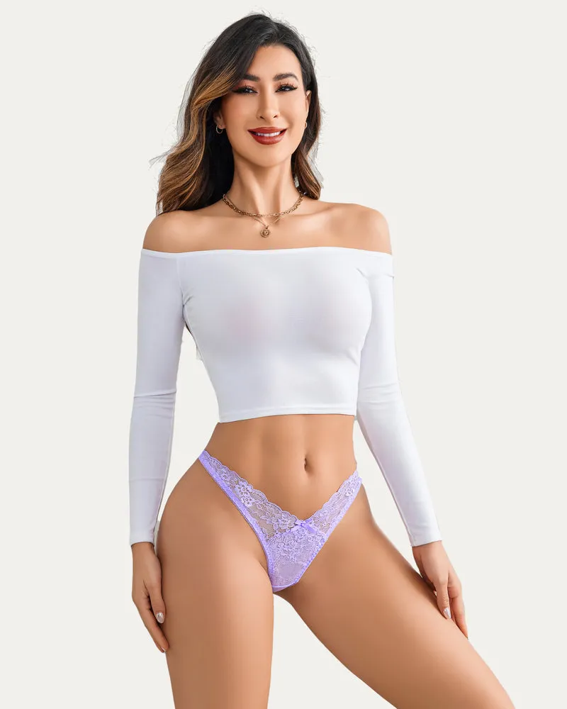 Lace G-string Exotic Panties Set