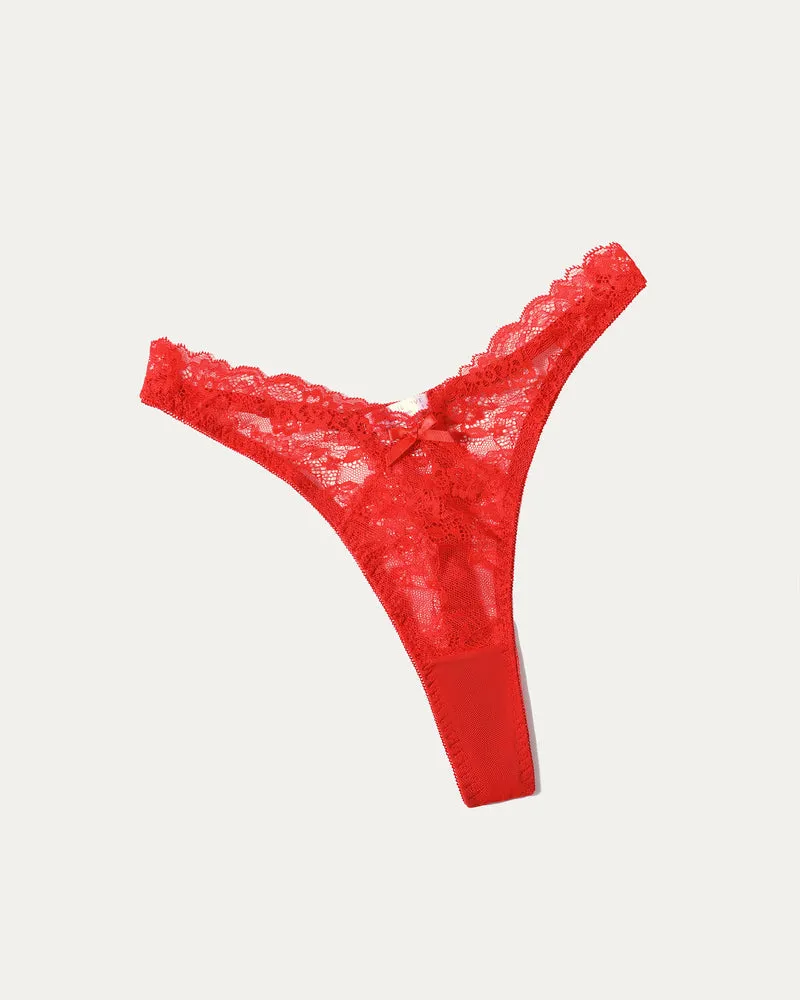Lace G-string Exotic Panties Set