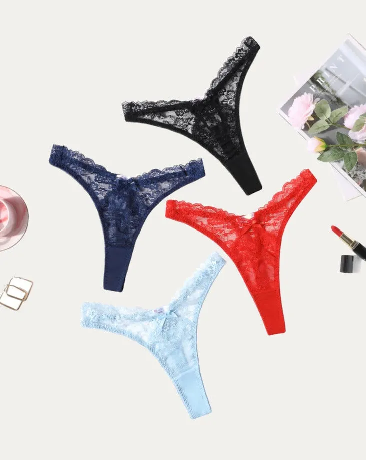 Lace G-string Exotic Panties Set
