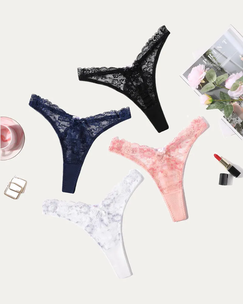 Lace G-string Exotic Panties Set