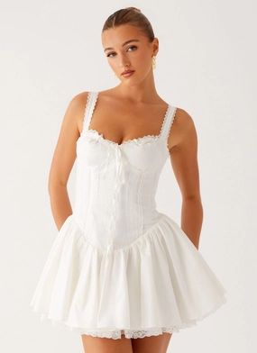 Lacie Mini Dress - White NonSlipClosure