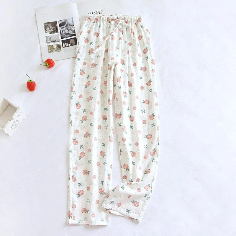 Ladies Cartoon Home Pants