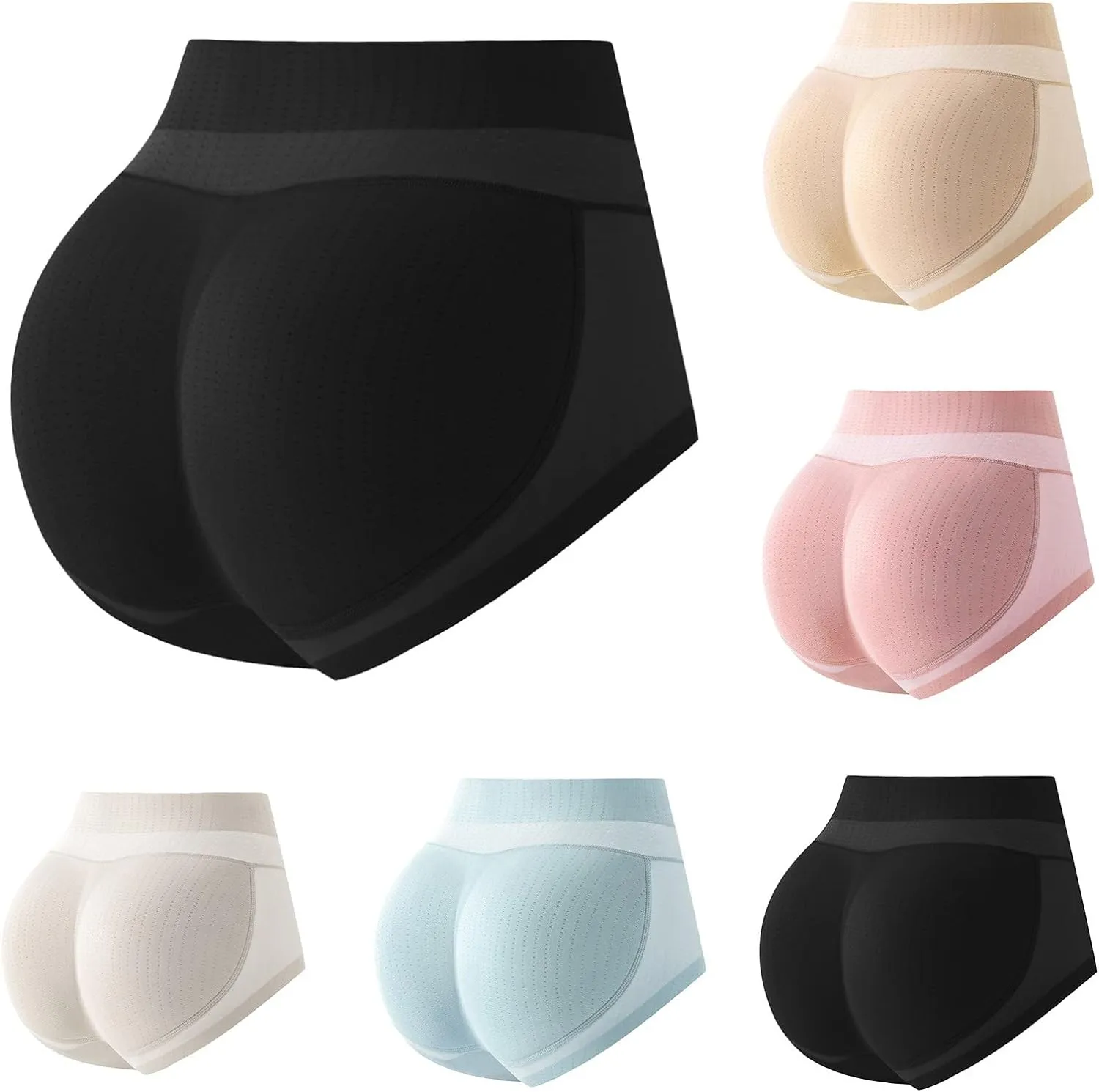 Ladies Underwear 2 Pack Bikini Panties 2025 Upgrade Sculpting Panties Butt Lifting Seamless High Waist Briefs