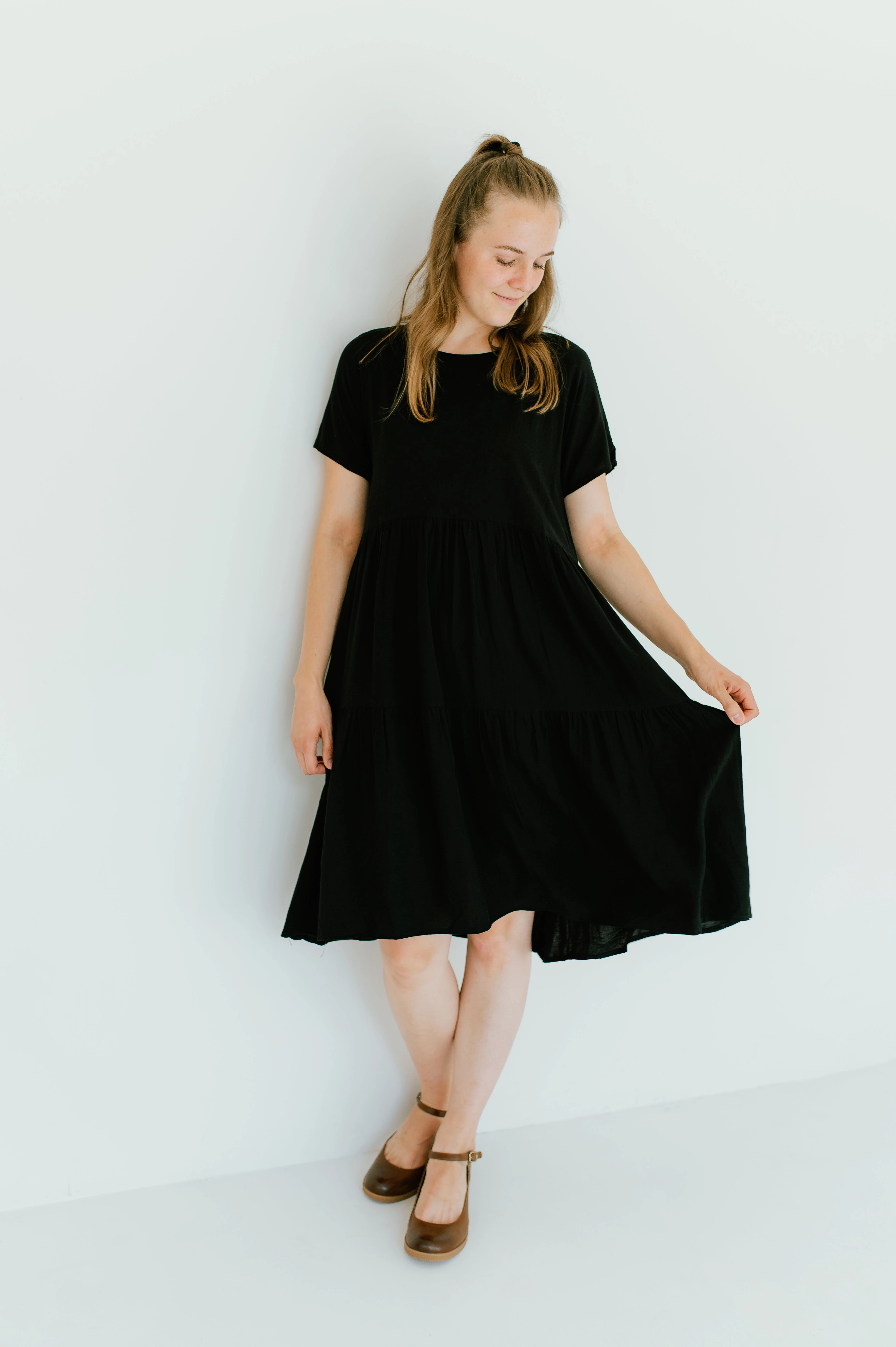 Laia Dress Black Bright Colors plus-size