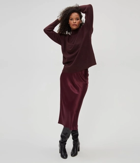 Layered Hem LEILA BIAS CUT SKIRT