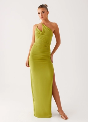 Lamara Maxi Dress - Green FoldablePackaging Sharp Style