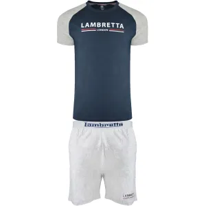 Lambretta Mens 2 Piece Loungewear Set - Navy