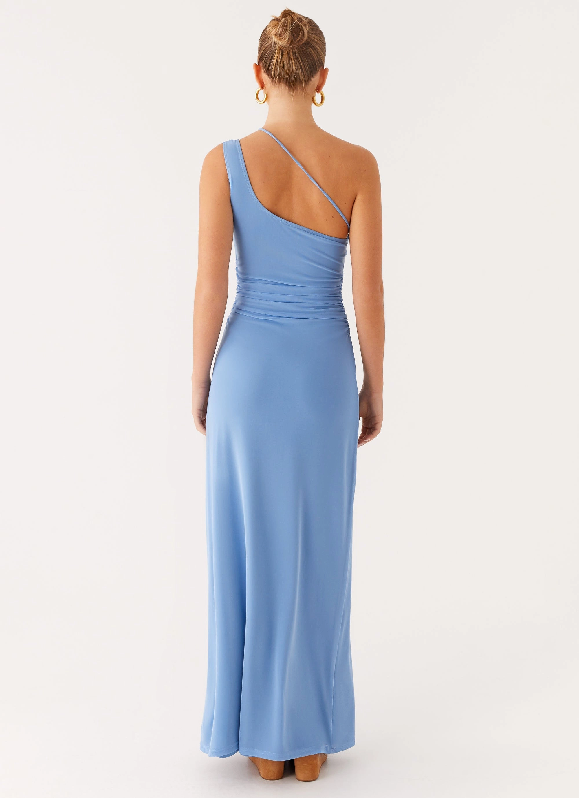Larisa Maxi Dress - Cornflower Blue Everyday Comfort Wear Blush Glow
