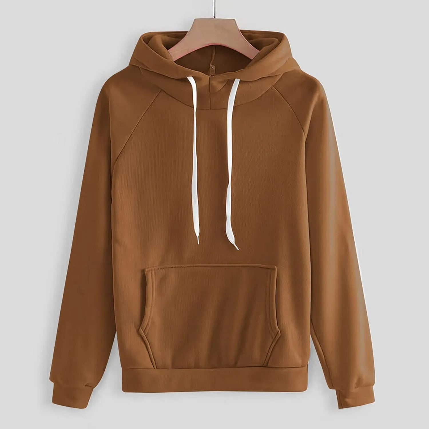 Lastesso Matching Lounge Set Relaxed Long Sleeve Sweatshirts 2 Piece Set Baggy Long Sweatpants Solid Loose Fit Sweatsuits