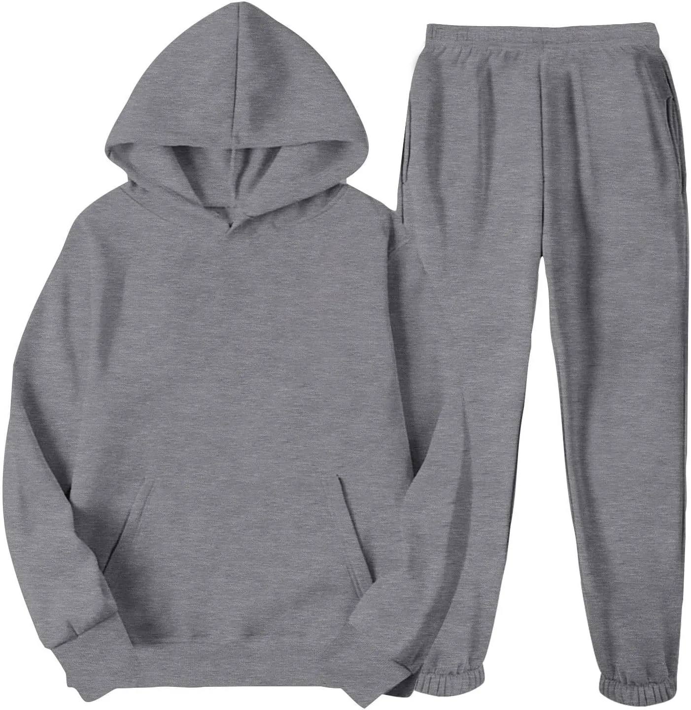 Lastesso Matching Sets Women Clothing Soft Fall Athletic Lounge Sweatsuits Sweatshirt Sweatpants 2 Piece Sets Tracksuits