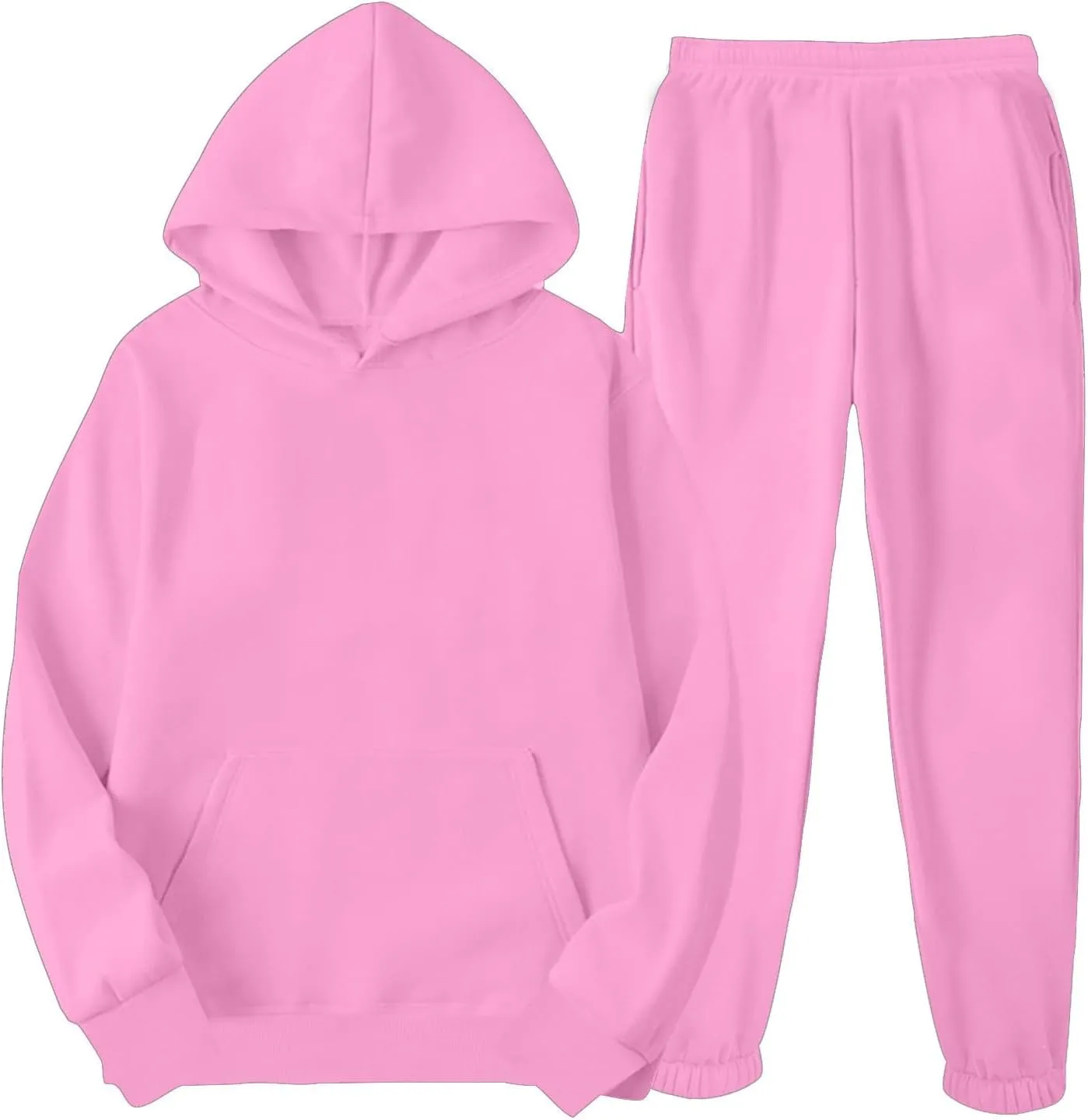 Lastesso Matching Sets Women Clothing Soft Fall Athletic Lounge Sweatsuits Sweatshirt Sweatpants 2 Piece Sets Tracksuits