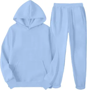 Lastesso Matching Sets Women Clothing Soft Fall Athletic Lounge Sweatsuits Sweatshirt Sweatpants 2 Piece Sets Tracksuits
