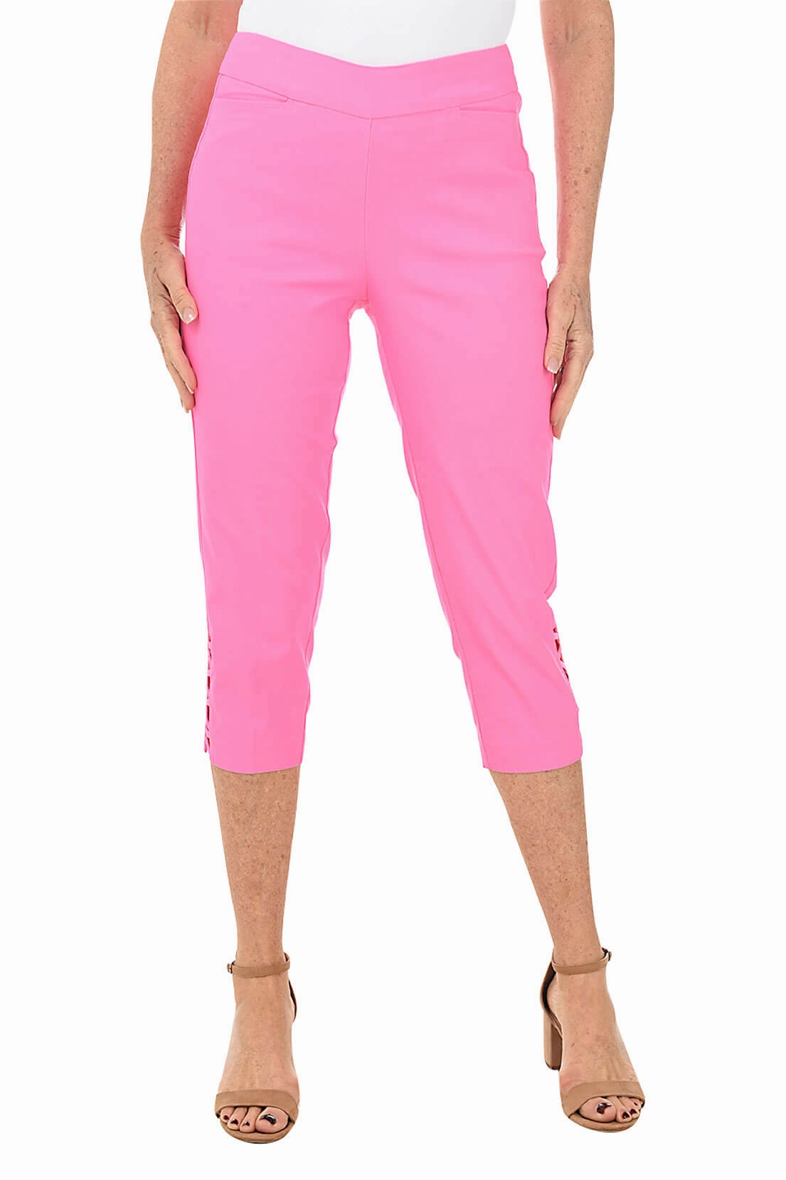Lattice Crop Pant UltraSoftLining Packable design