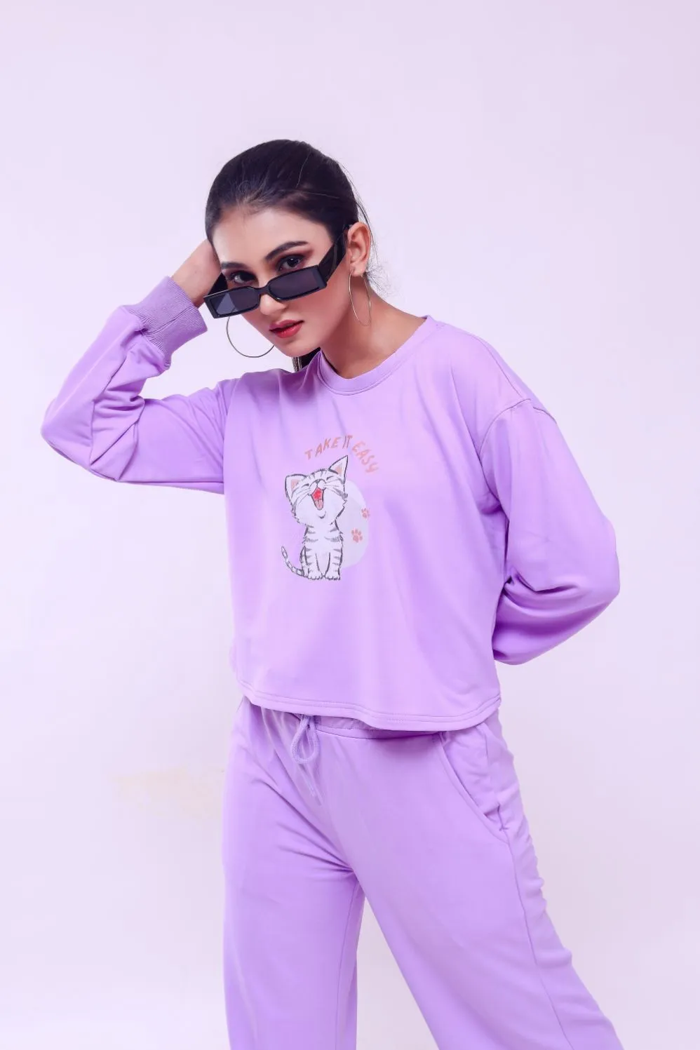 Lavender Cat full cord set