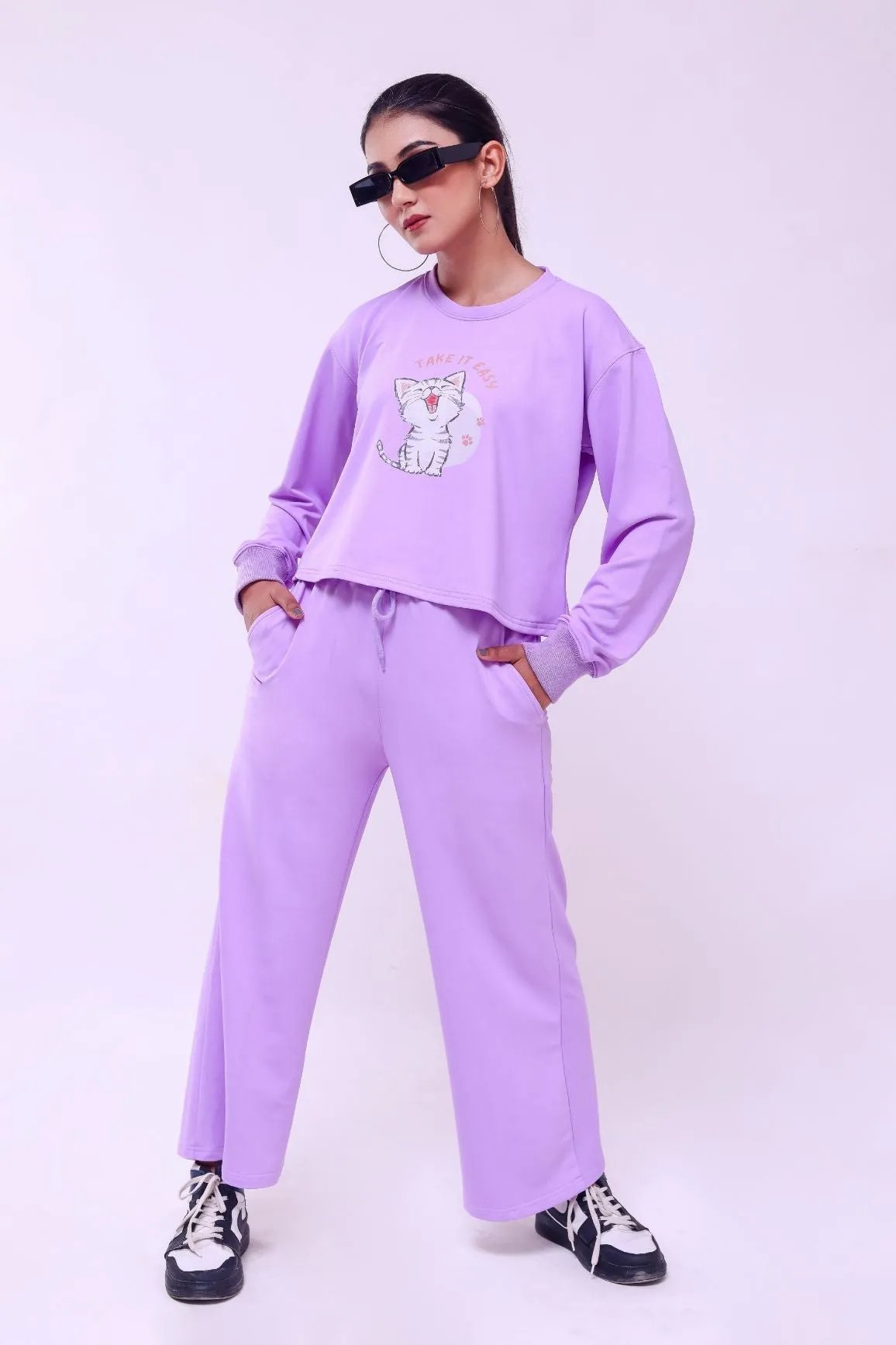 Lavender Cat full cord set