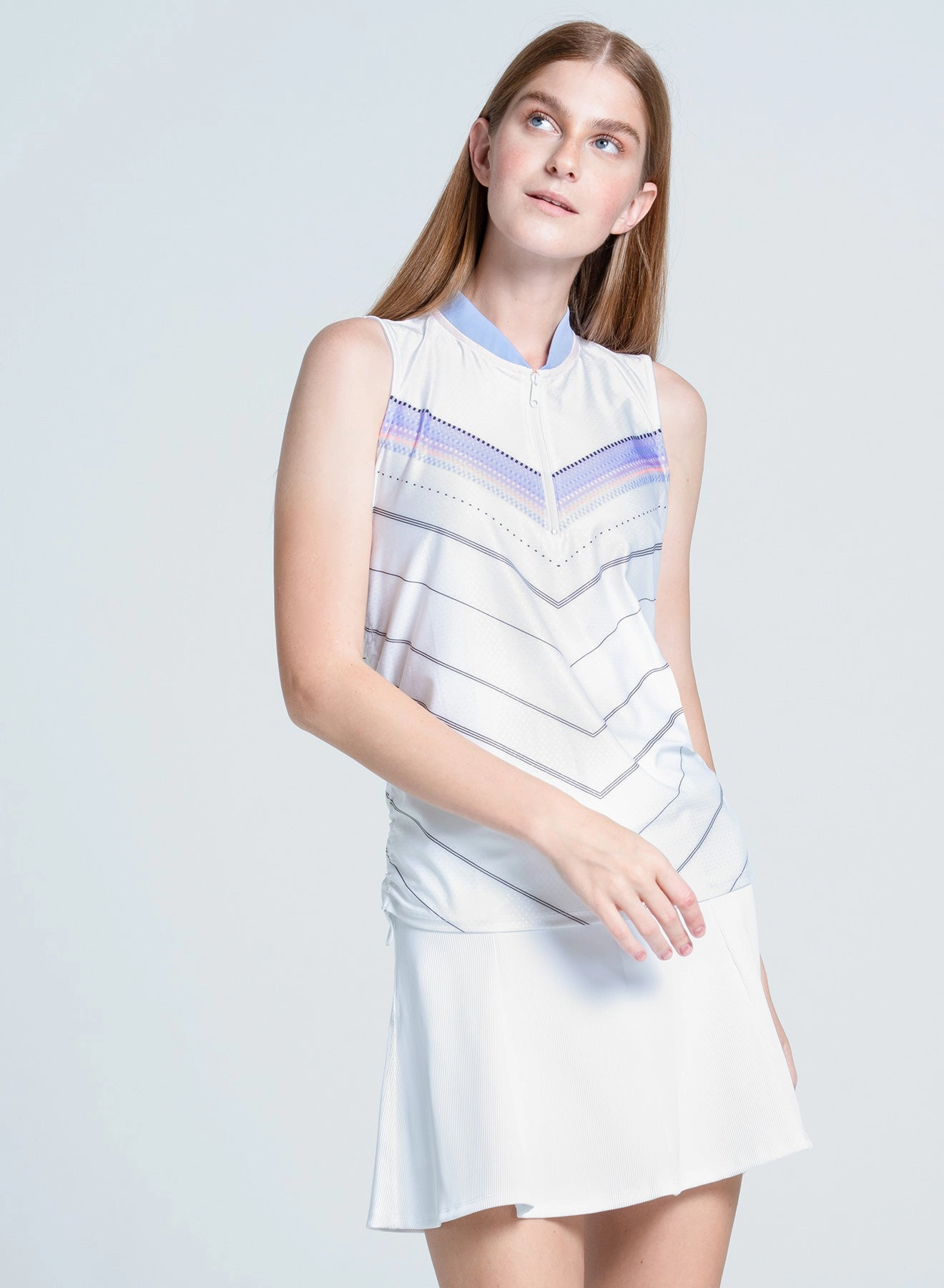 Anti Static Cloth Blend LightweightFabric Lavender Love Tank