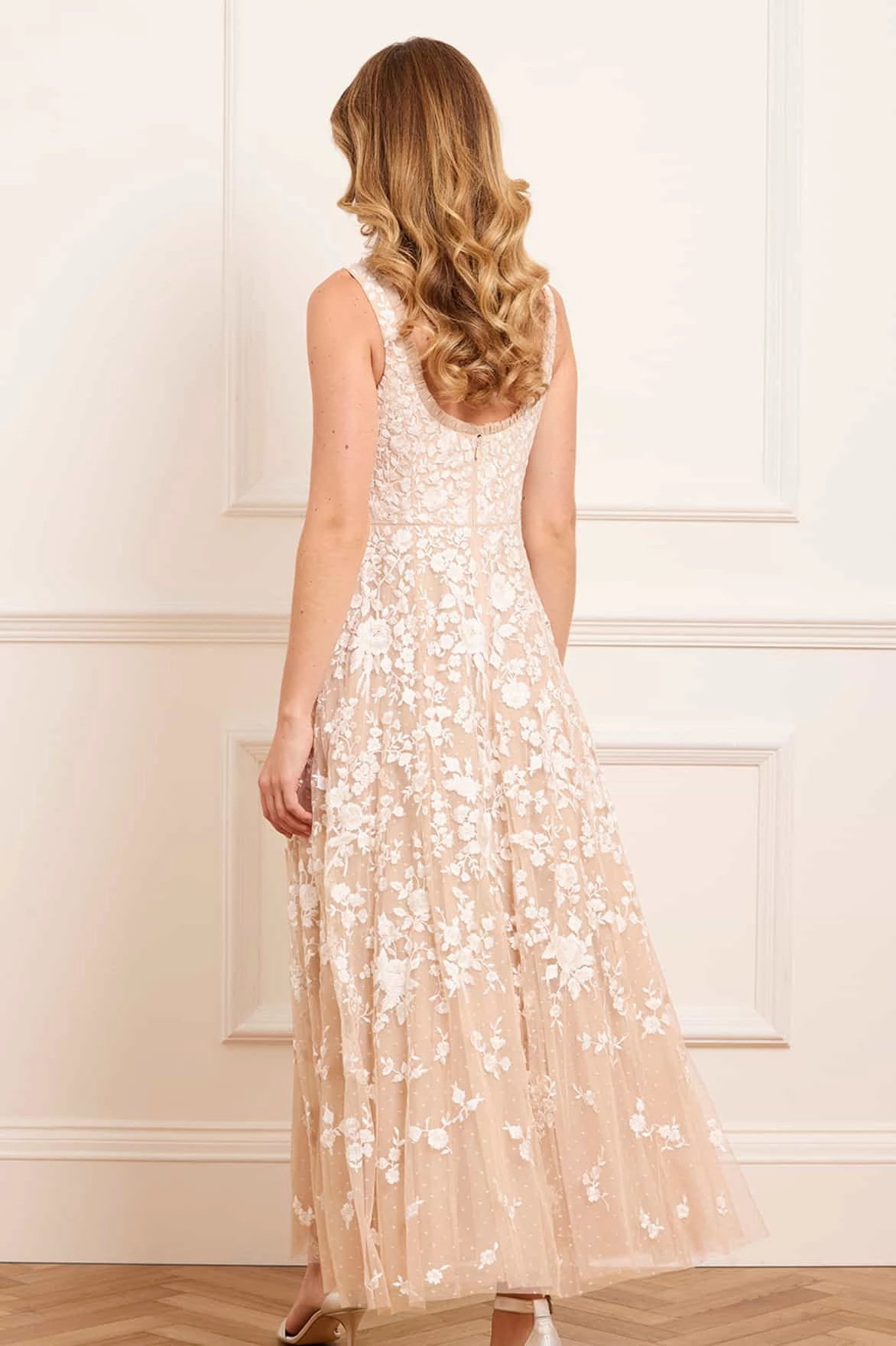 Rosa Scoop Neck Ankle Gown Ethically-Made