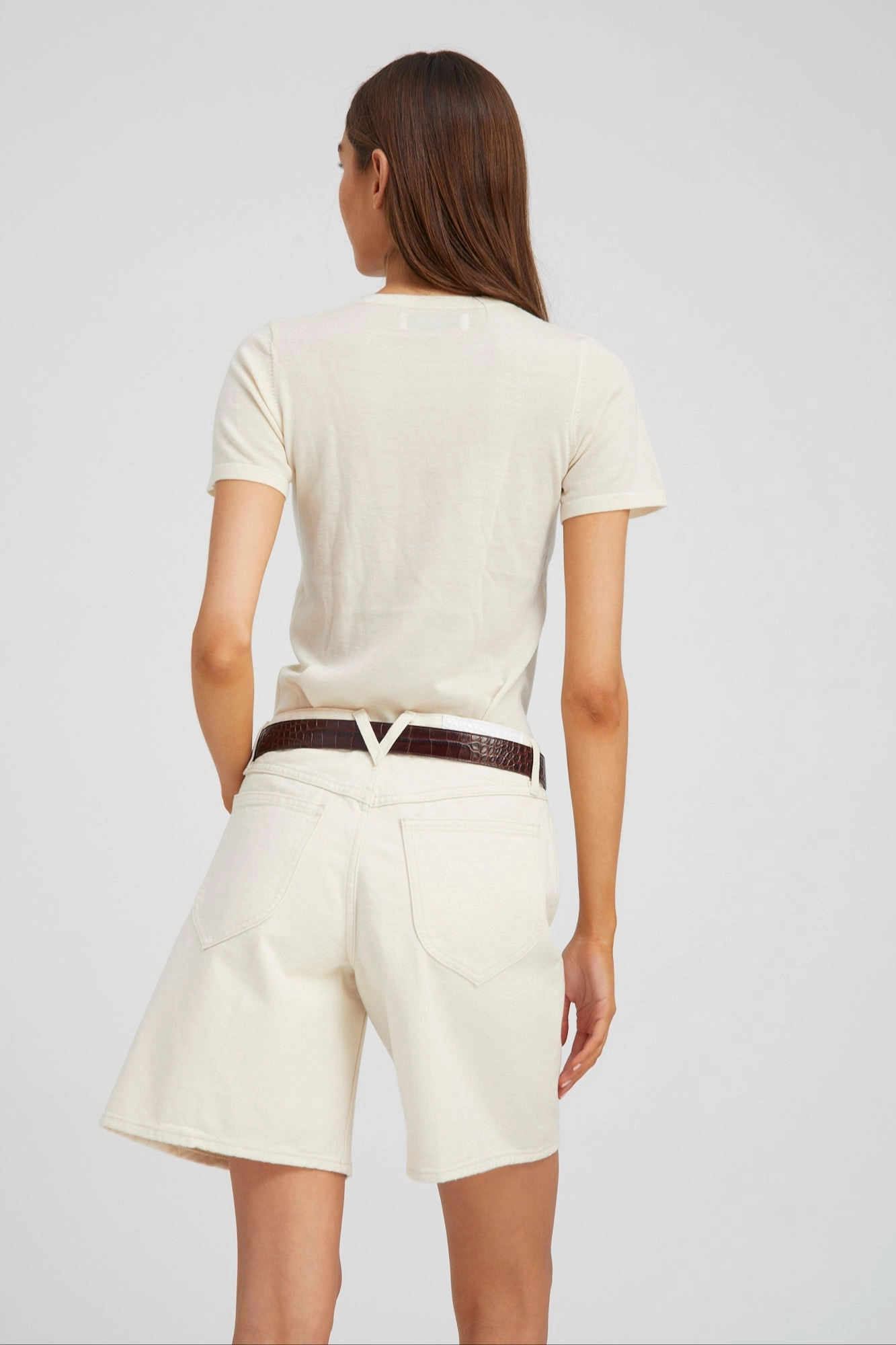 Yoko A-Line Denim Shorts Easy Wear