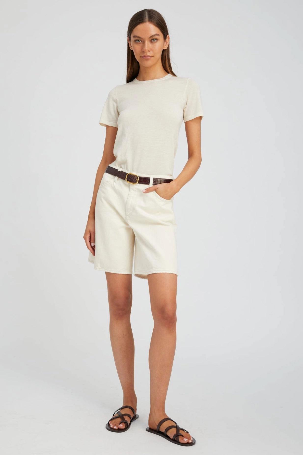 Yoko A-Line Denim Shorts NonChafingLegs