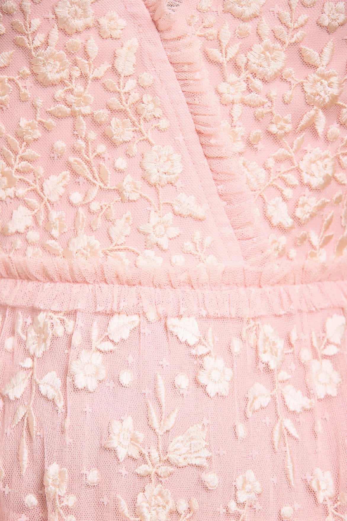 All Inclusive relaxed shape Layered Lace Midaxi Dress