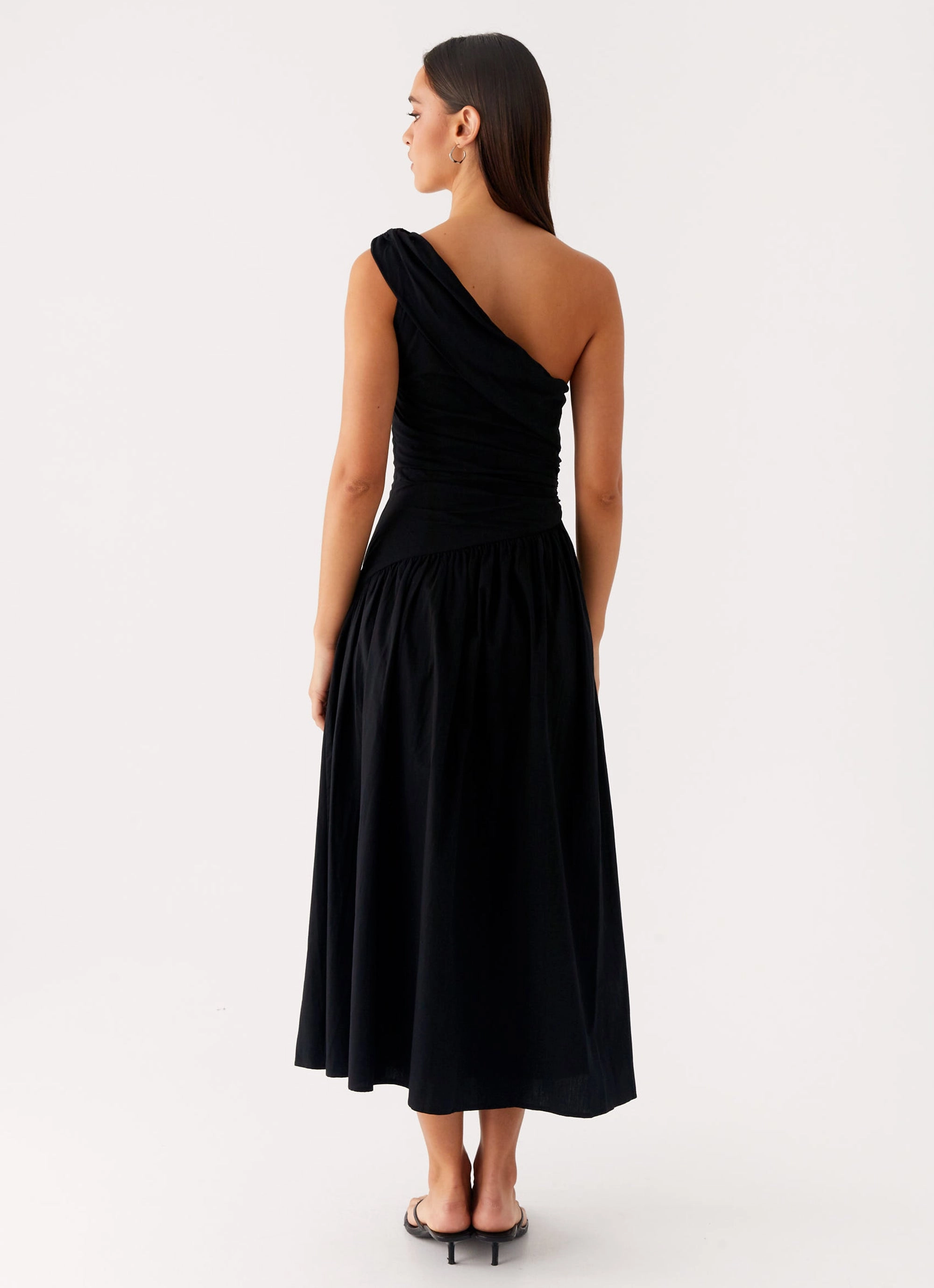 Street Ready Janessa Midi Dress - Black
