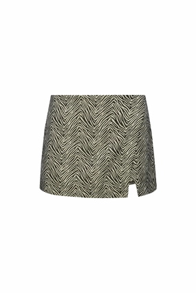 Bold Statement Design Detail Layla Skort Woven Jacquard - Leon