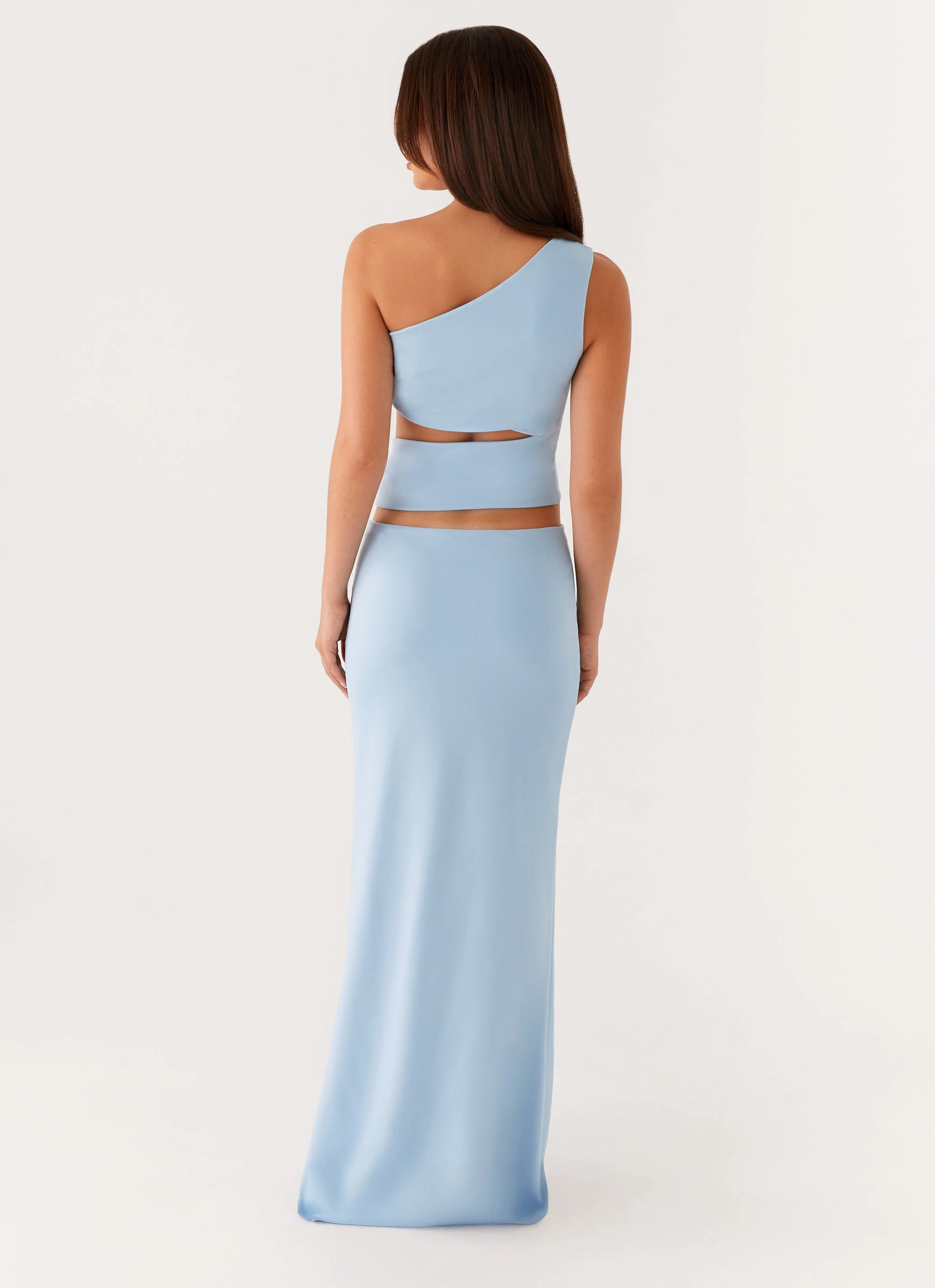 Laylani Cut Out Maxi Dress - Blue Comfortable Style Casual weekend dress