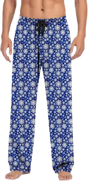 LCMTWX Mens Sleep Pants Casual Pants Pajama Pants with Drawstring and Pockets Unisex Sleepwear Bottom Men's Athletic Pants