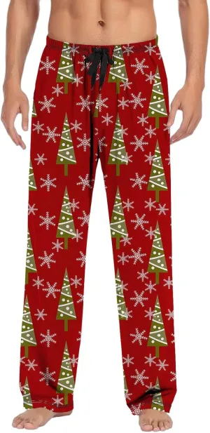 LCMTWX Pajama Bottoms for Men Women Pajama Pants with Drawstring and Pockets Sleep Bottoms Pajamas with Pockets Big and