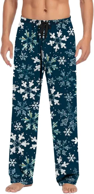 LCMTWX Pants for Men Pajama Pants with Drawstring and Pockets Men's Pajama Bottoms Men Pj Pants Flannel Pajama Halloween