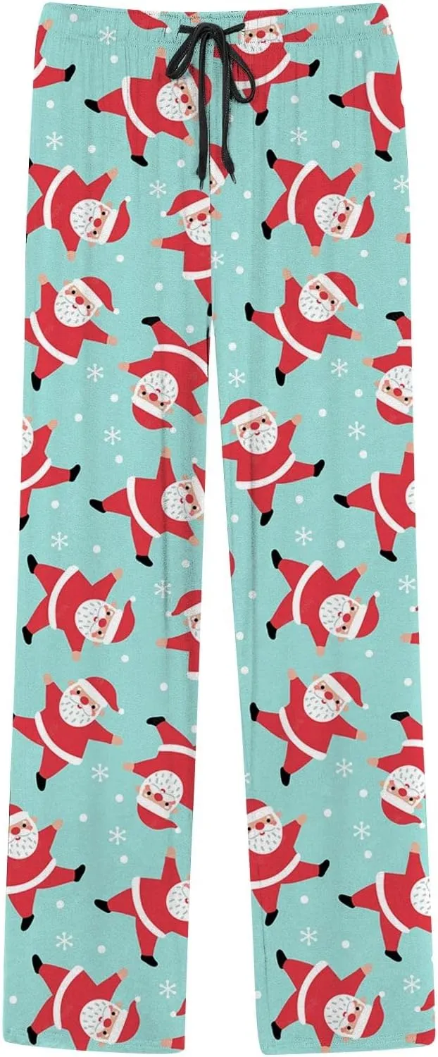 LCMTWX Pj Pants Casual Pants Pajama Pants with Drawstring and Pockets Men's Pants Christmas Pj Pants Mens Christmas Pajama