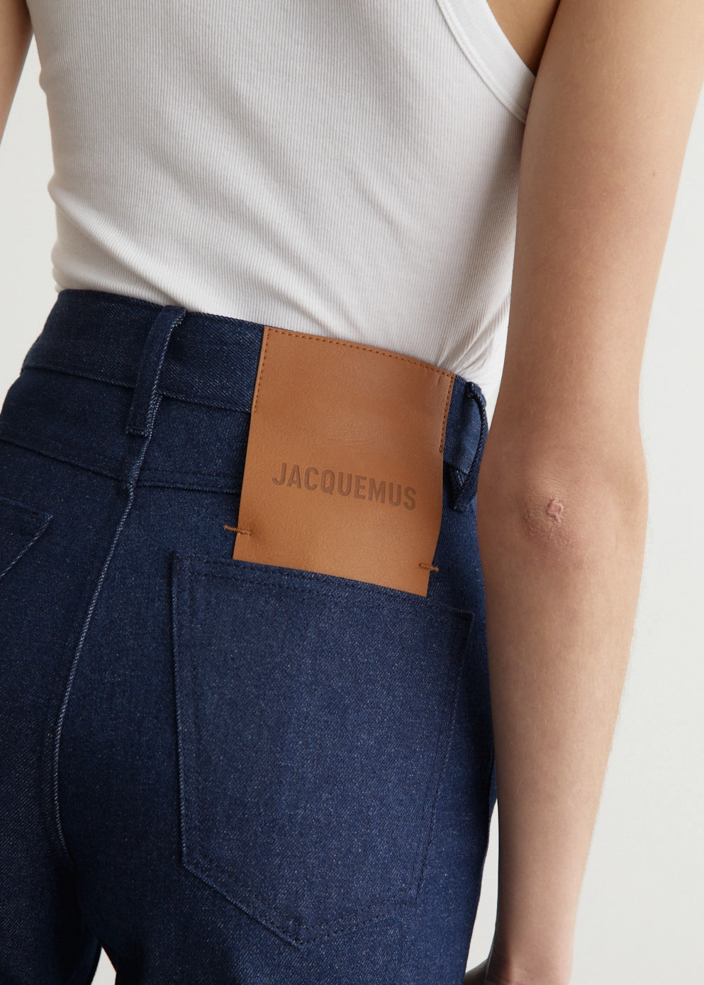 Smart Casual Neutral Eco Friendly Production Le De-Nimes Droit Jeans Non-Restricting