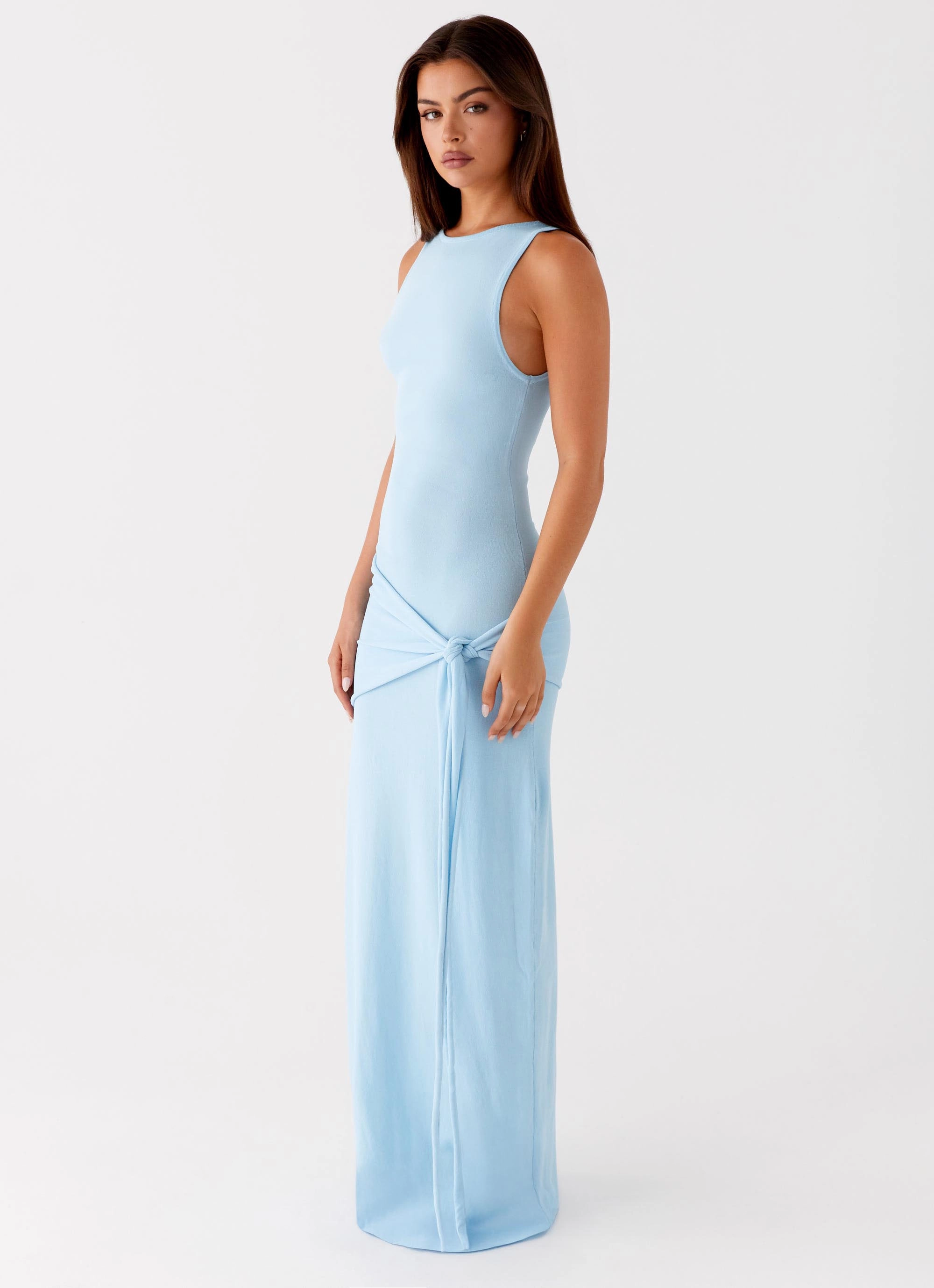 Leona Maxi Dress - Turquoise Comfortable fit Silky Finish