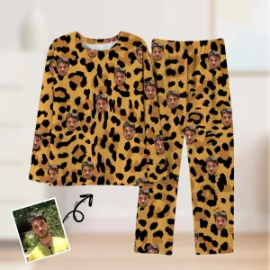 Leopard Print Fashion Pajamas Customized Avatar Exclusive Gift