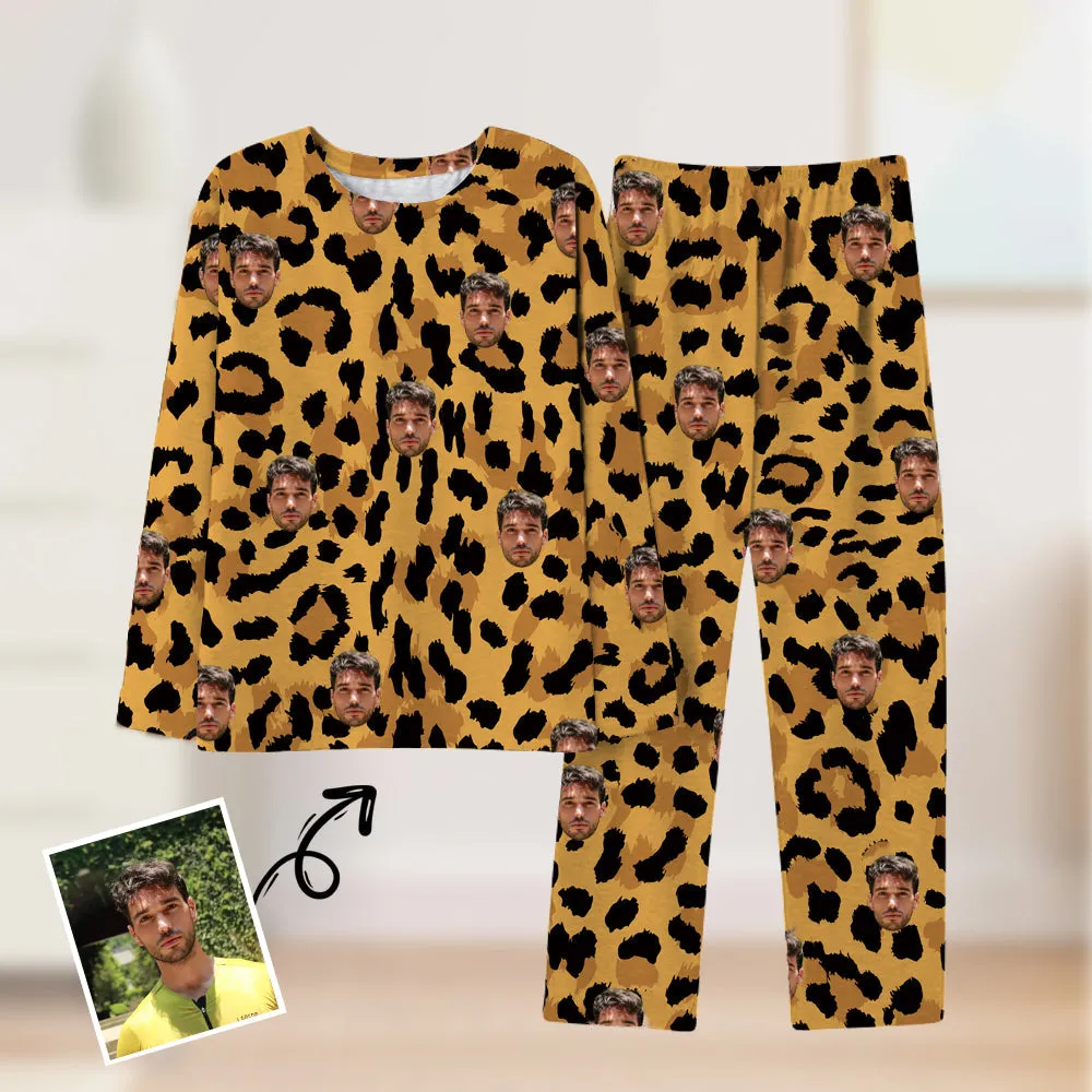 Leopard Print Fashion Pajamas Customized Avatar Exclusive Gift