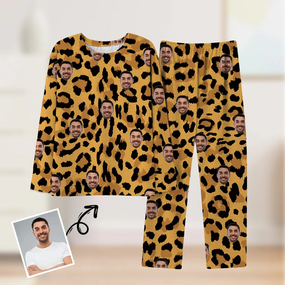 Leopard Print Fashion Pajamas Customized Avatar Exclusive Gift