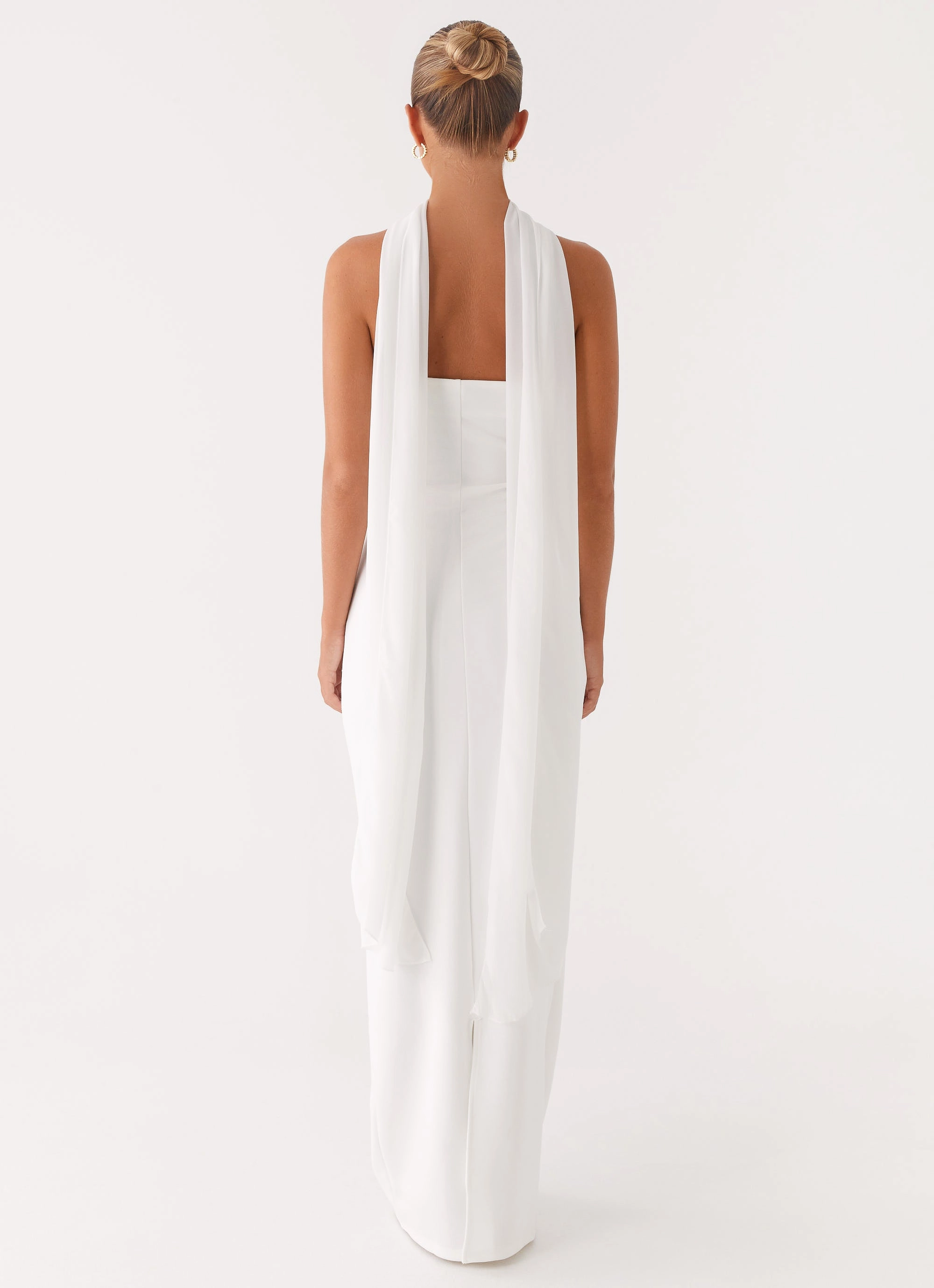 Day-to-evening dress Celebration Wear Libra Maxi Dress - White