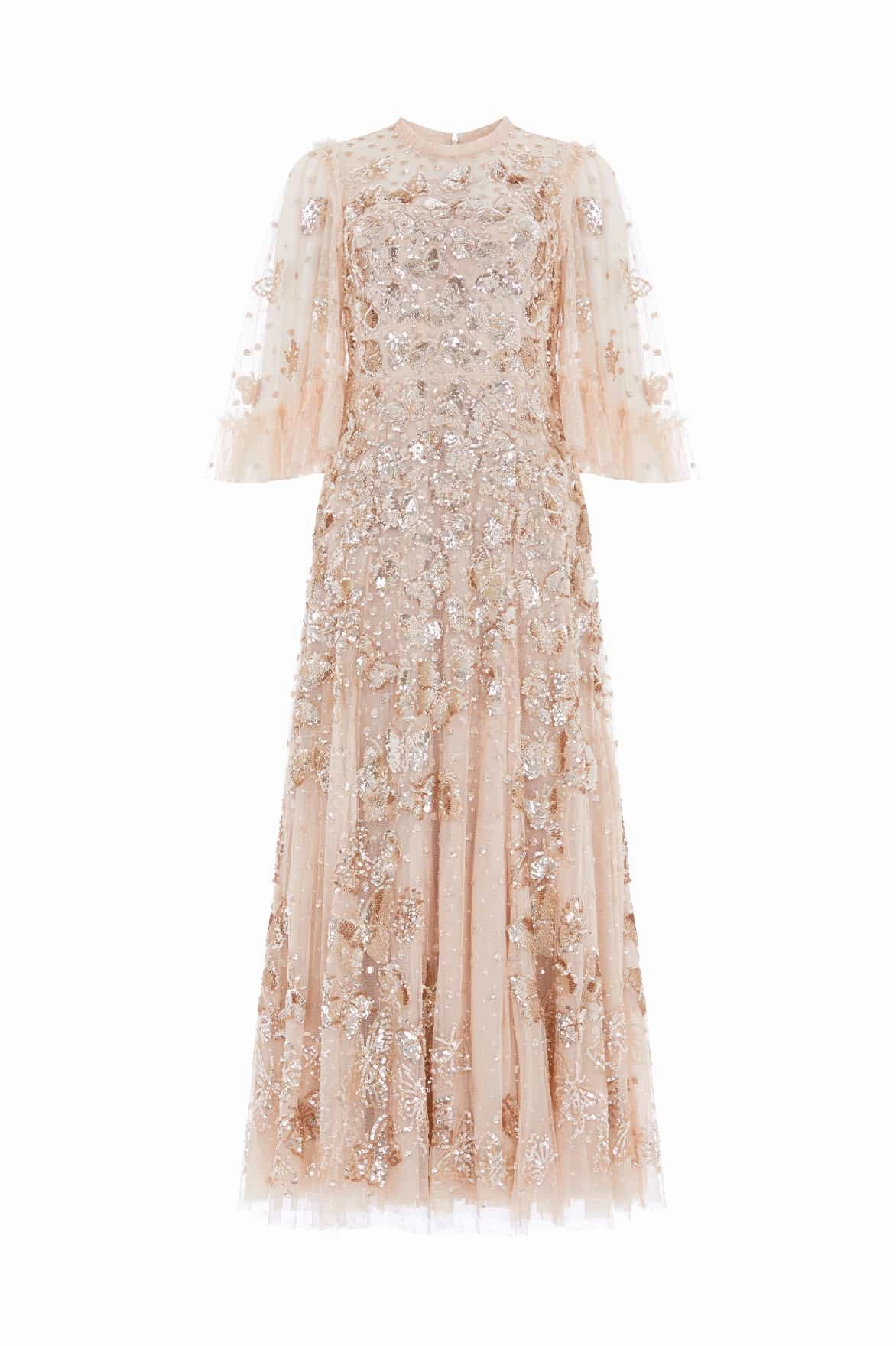 Tailored Fit Coastal Chic Papillon Ankle Gown