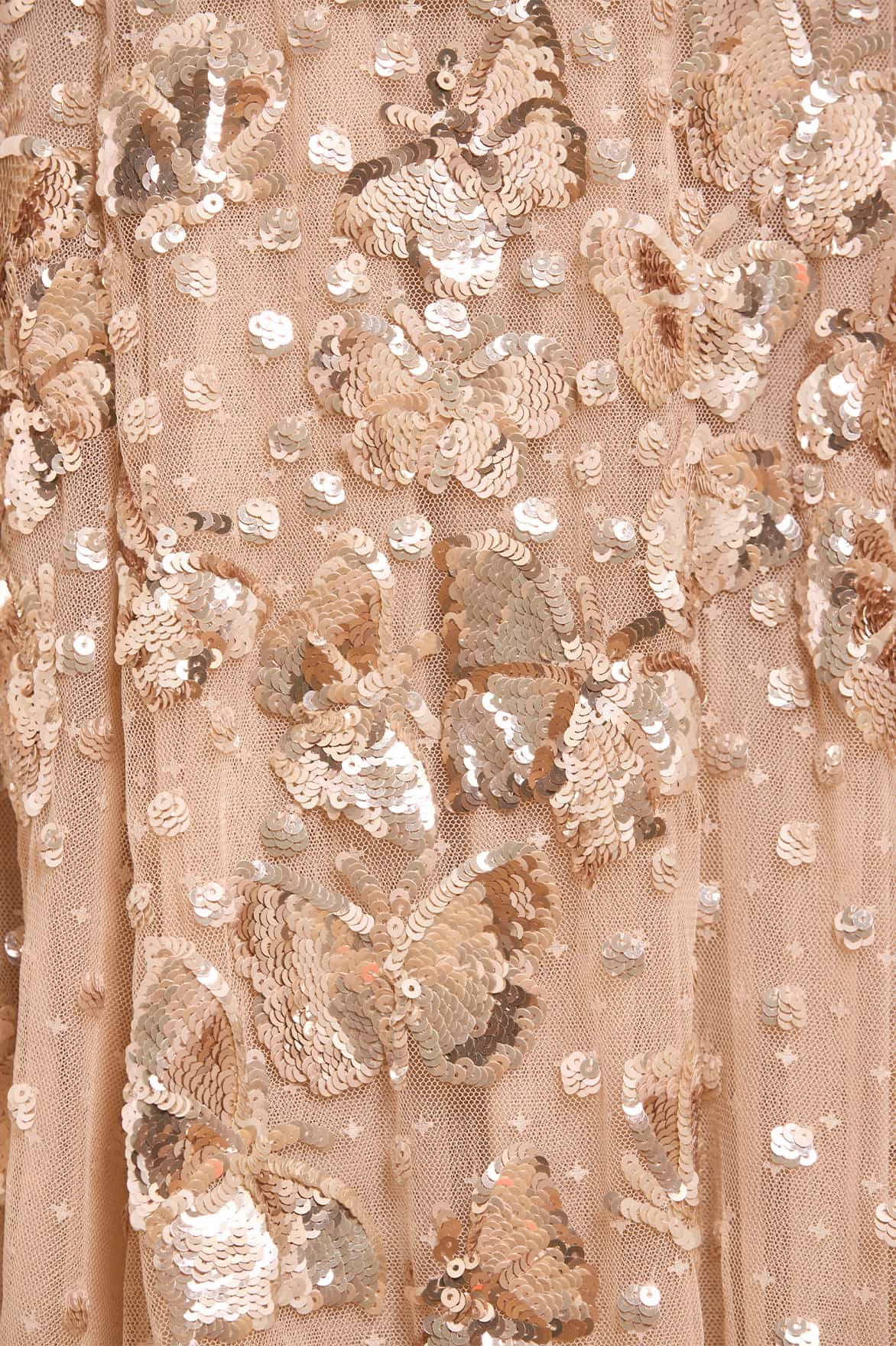 Minimalist Elegance Built-In-Slip Papillon Ankle Gown