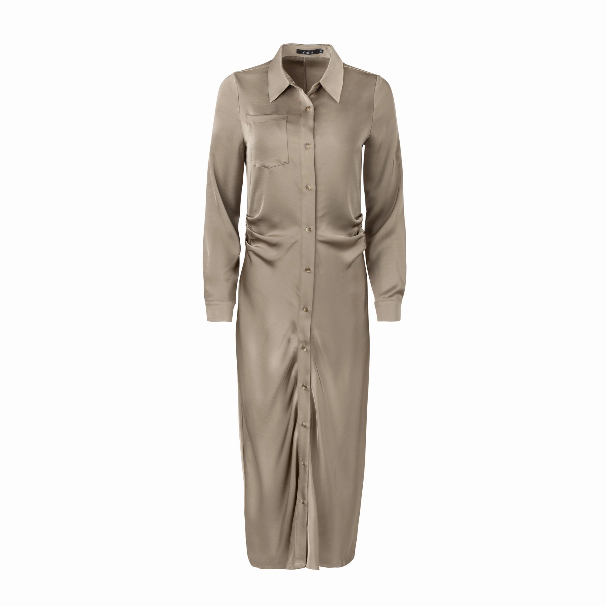Office Casual Jolie satin dress [Final Sale]