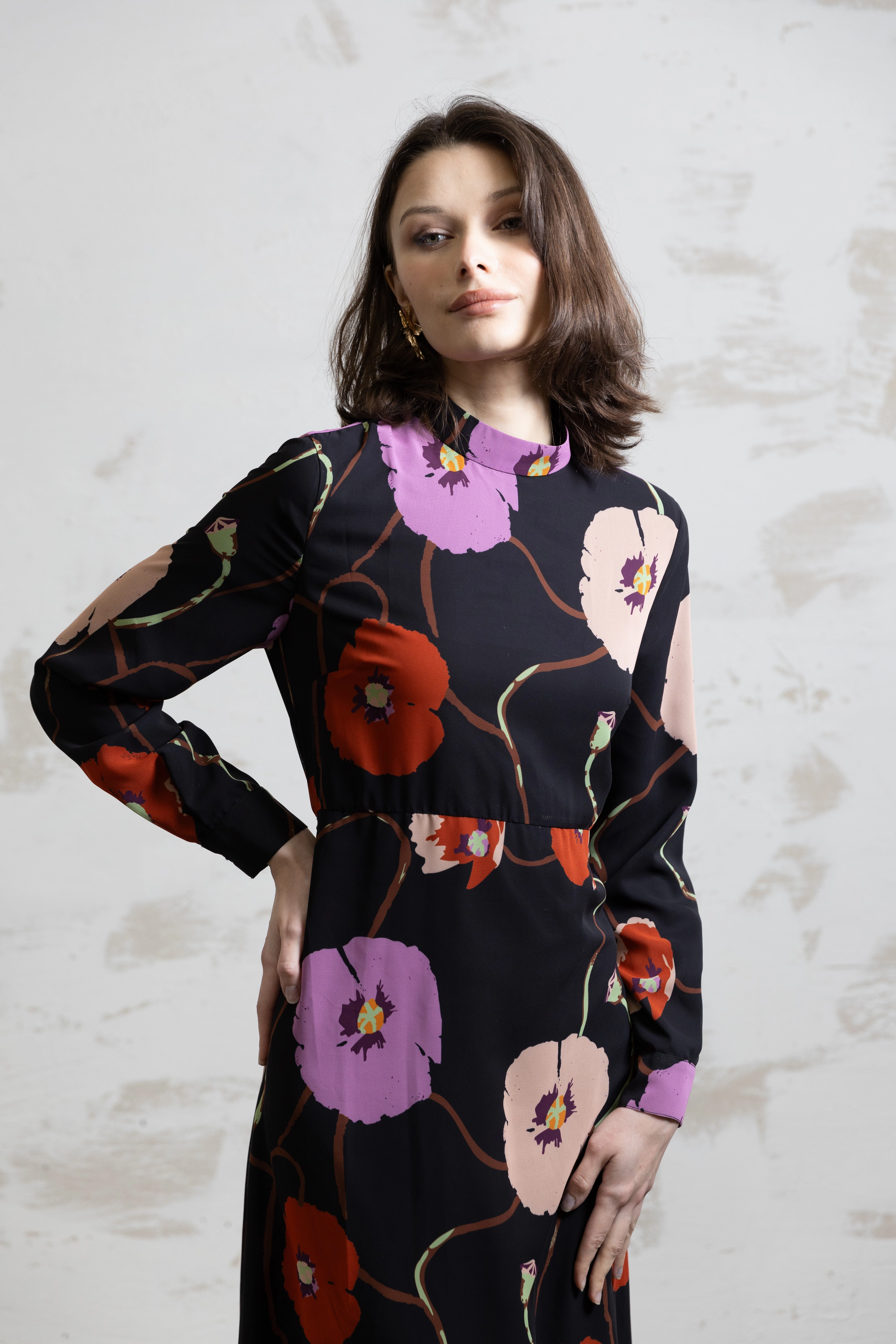 Profile Enhancer Subtle Look Flora Maxi Dress
